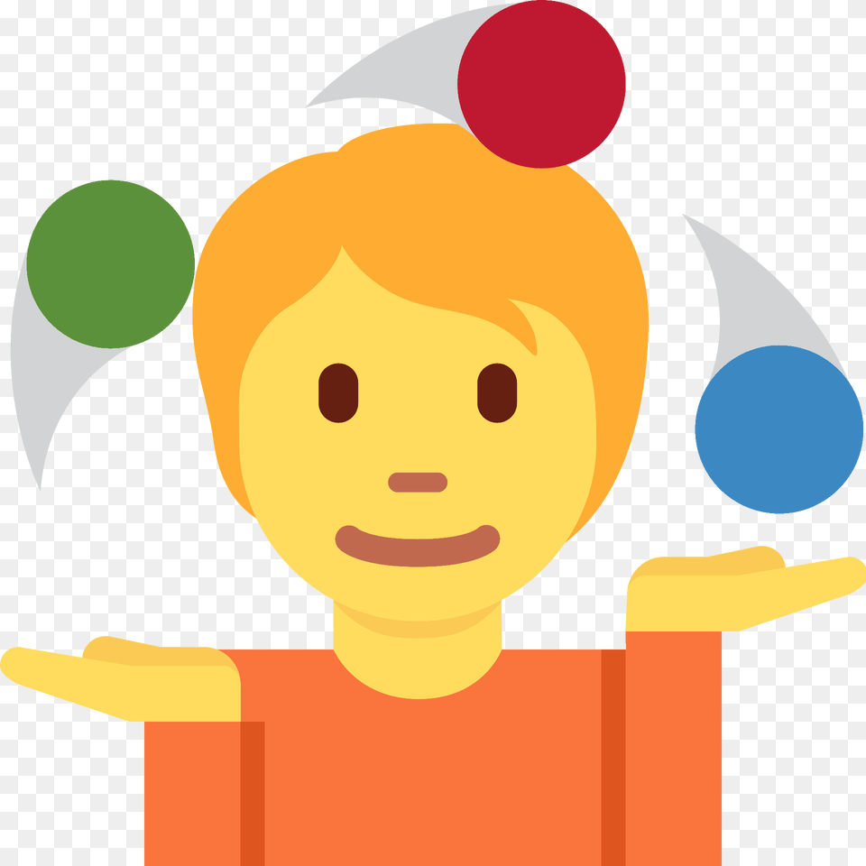 Person Juggling Emoji Clipart, Photography, Face, Head, Art Free Png