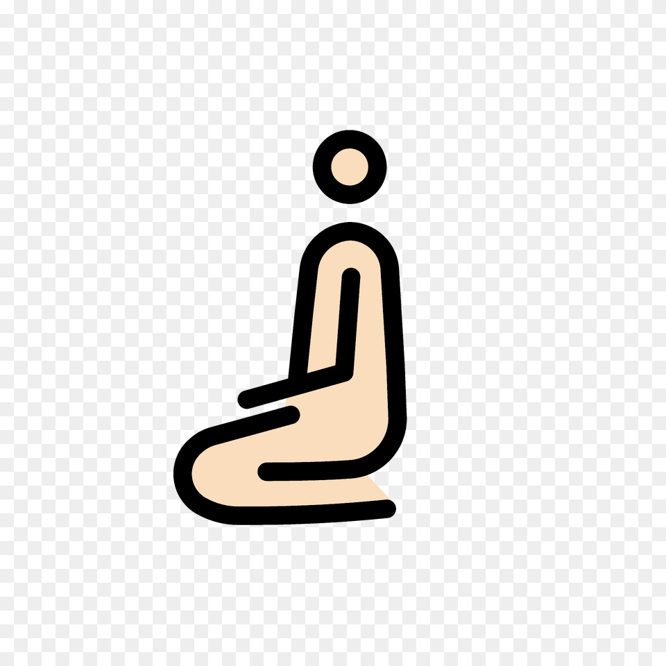 Person Kneeling Emoji Clipart, Number, Symbol, Text Png Image