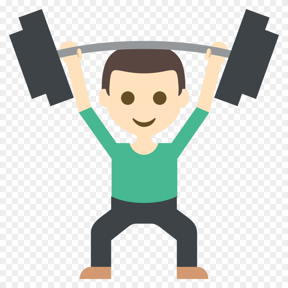 Person Lifting Weights Emoji Clipart, Photography, Face, Head, Baby Free Transparent Png