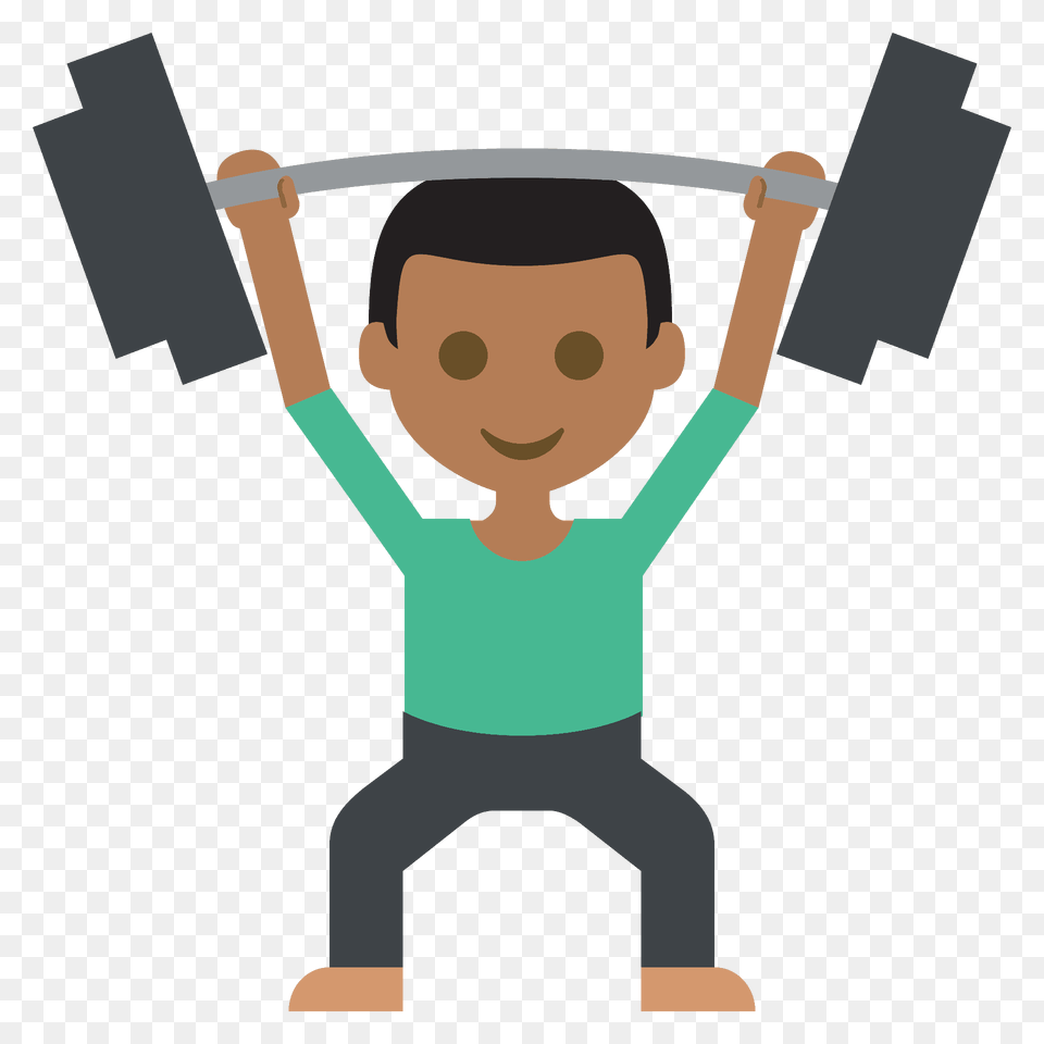Person Lifting Weights Emoji Clipart, Photography, Face, Head, Portrait Free Transparent Png