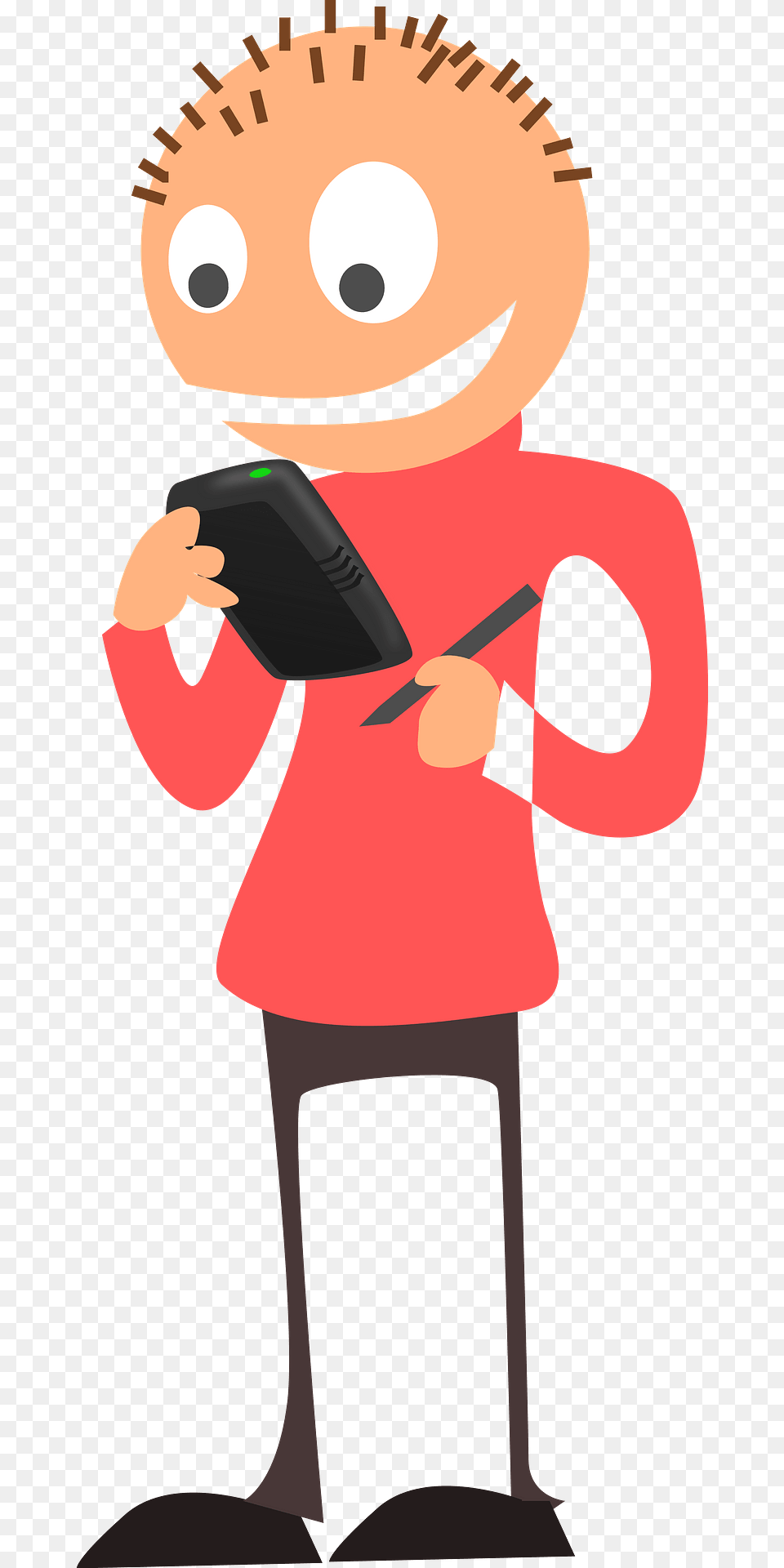 Person Looking, Reading, Cartoon, Book, Publication Free Png