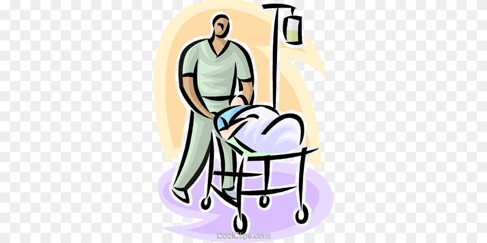 Person On A Gurney With Hospital Staff Royalty Vector Clip, Architecture, Building, Clinic, Adult Png