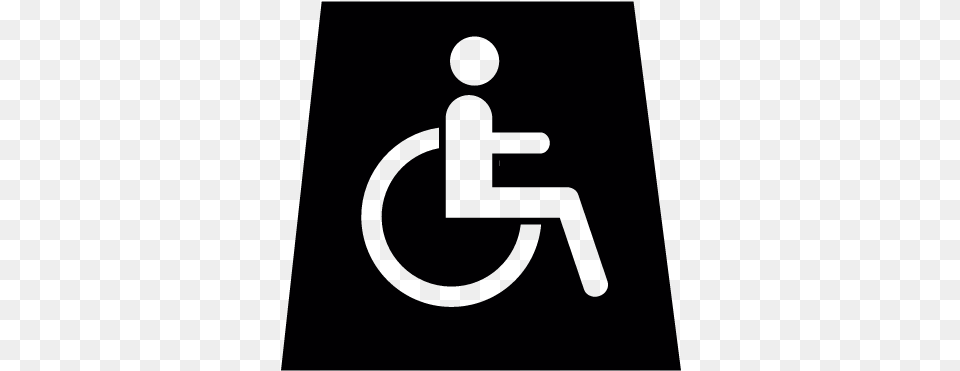 Person On Wheelchair Vector Disabled Icon White Png