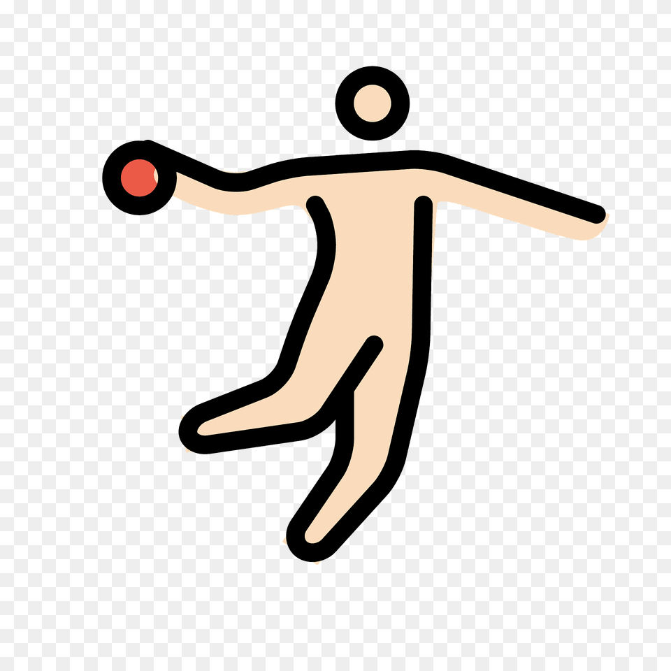 Person Playing Handball Emoji Clipart, People, Smoke Pipe Free Png