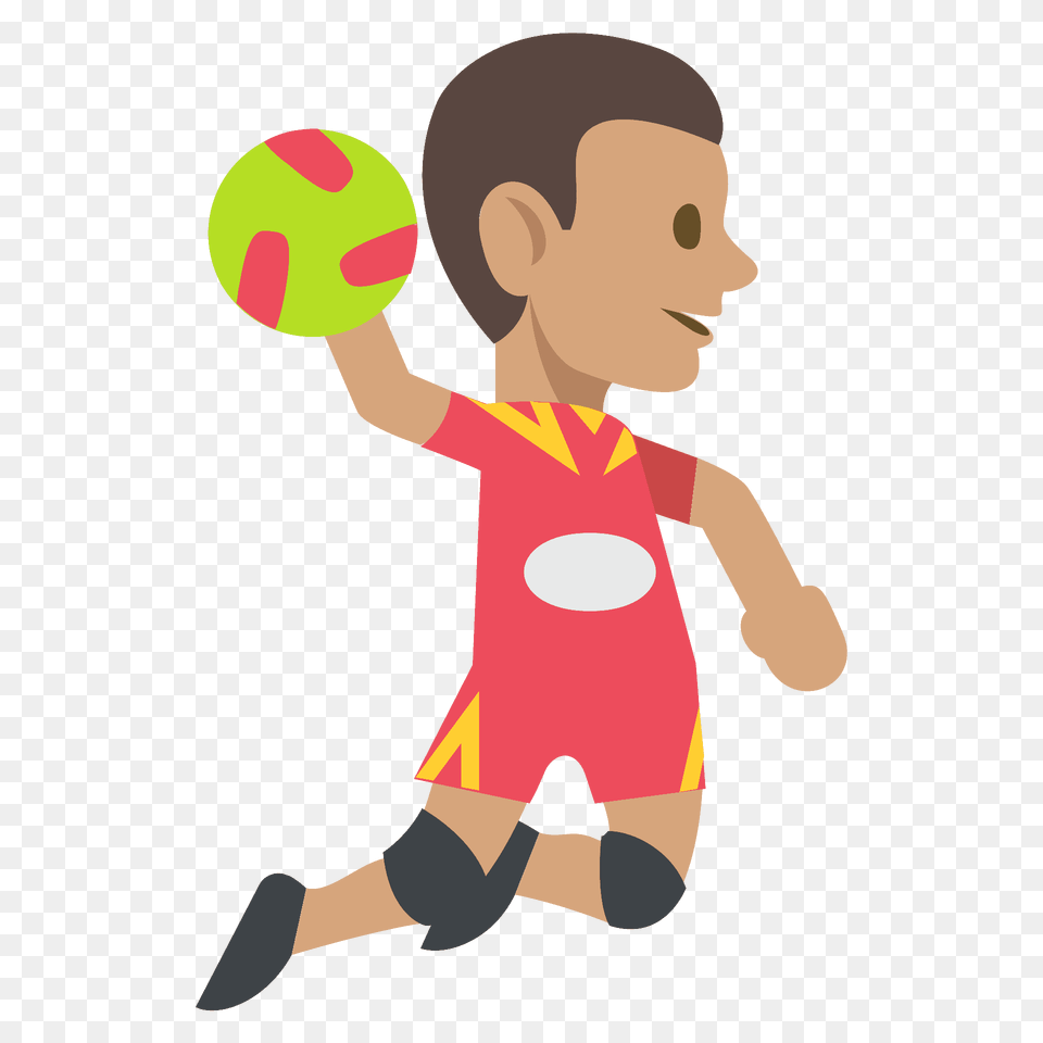 Person Playing Handball Emoji Clipart, Ball, Sport, Face, Head Free Png Download