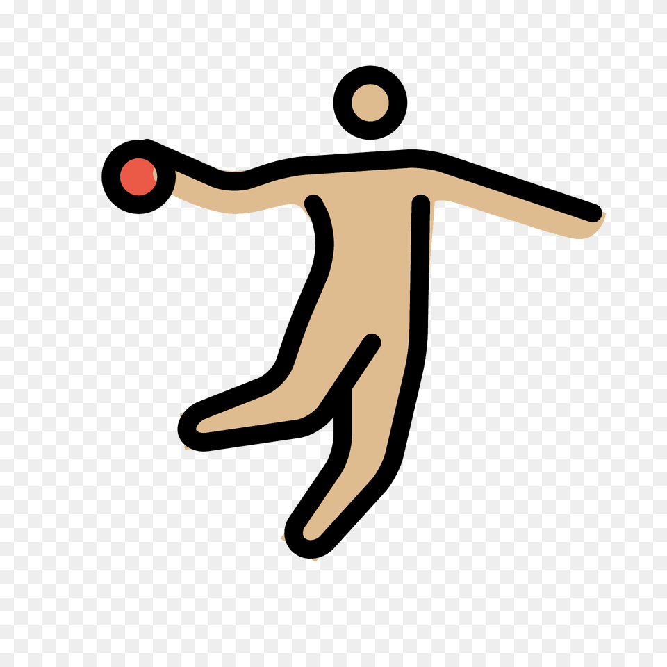 Person Playing Handball Emoji Clipart, People Png Image