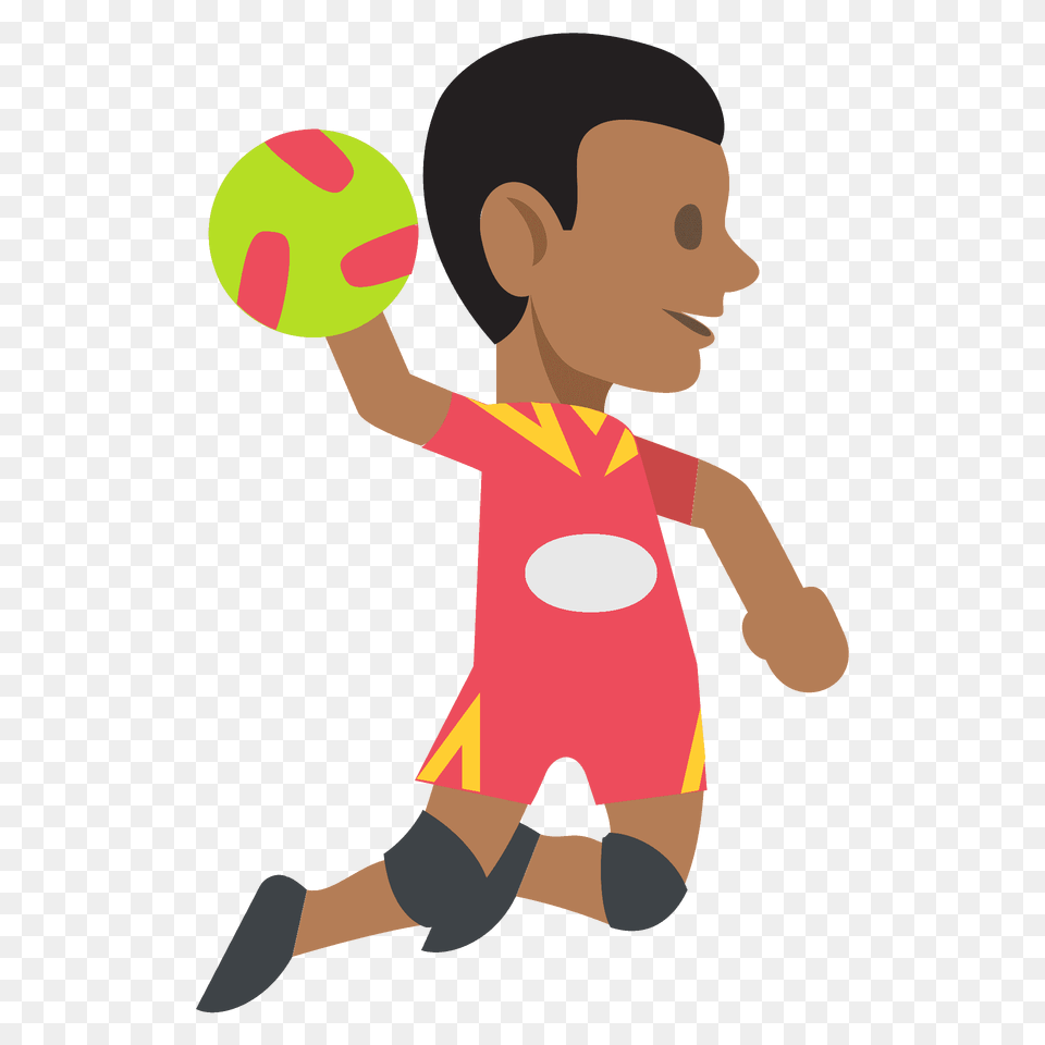 Person Playing Handball Emoji Clipart, Ball, Boy, Child, Male Free Png Download