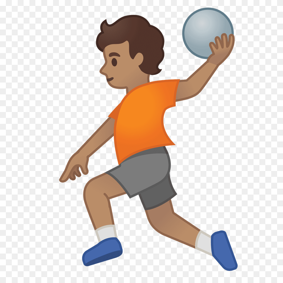 Person Playing Handball Emoji Clipart, Sphere, Ball, Clothing, Shorts Free Png Download