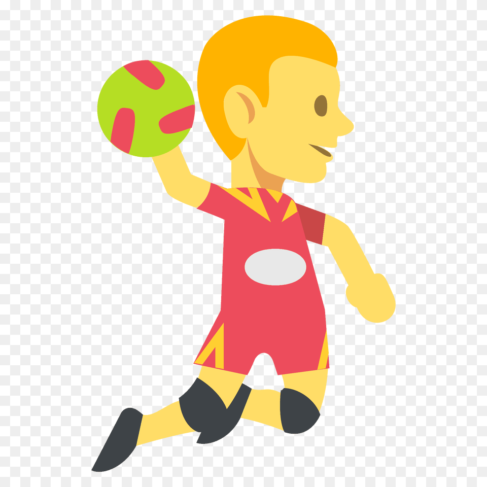Person Playing Handball Emoji Clipart, Baby, Ball, Sport, Face Free Png