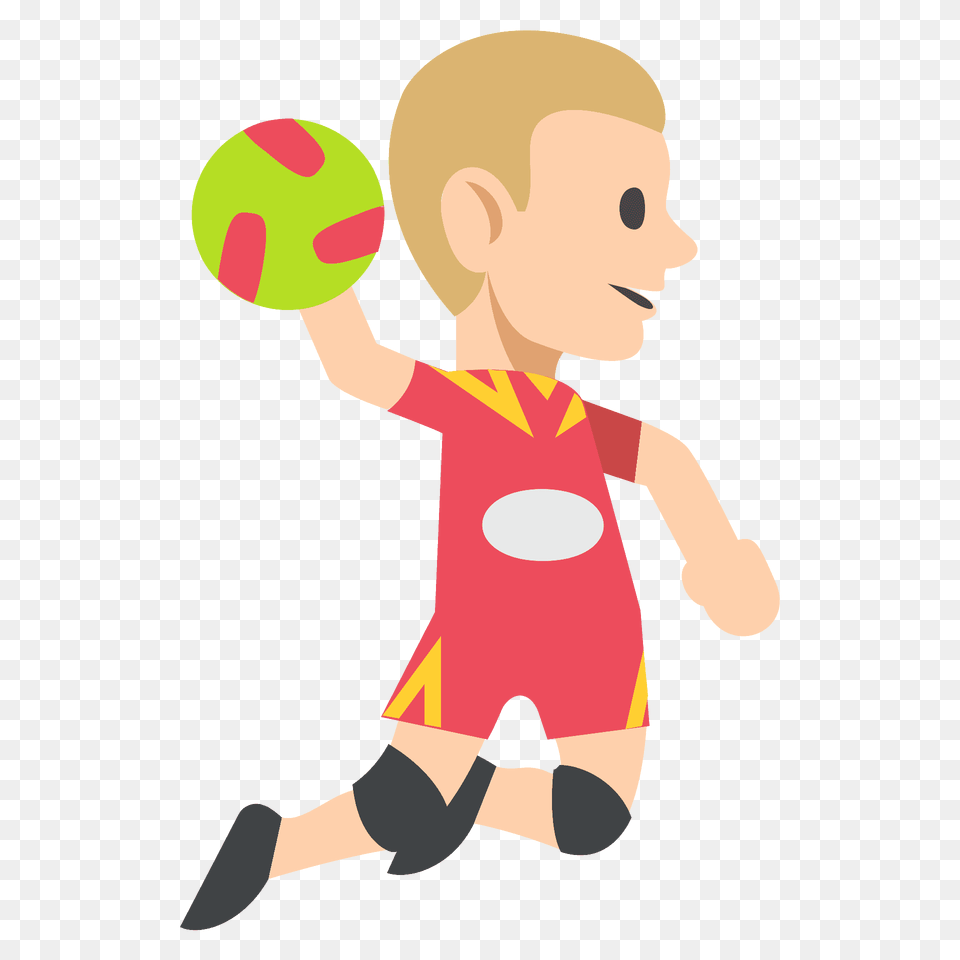Person Playing Handball Emoji Clipart, Baby, Ball, Sport, Face Free Png Download
