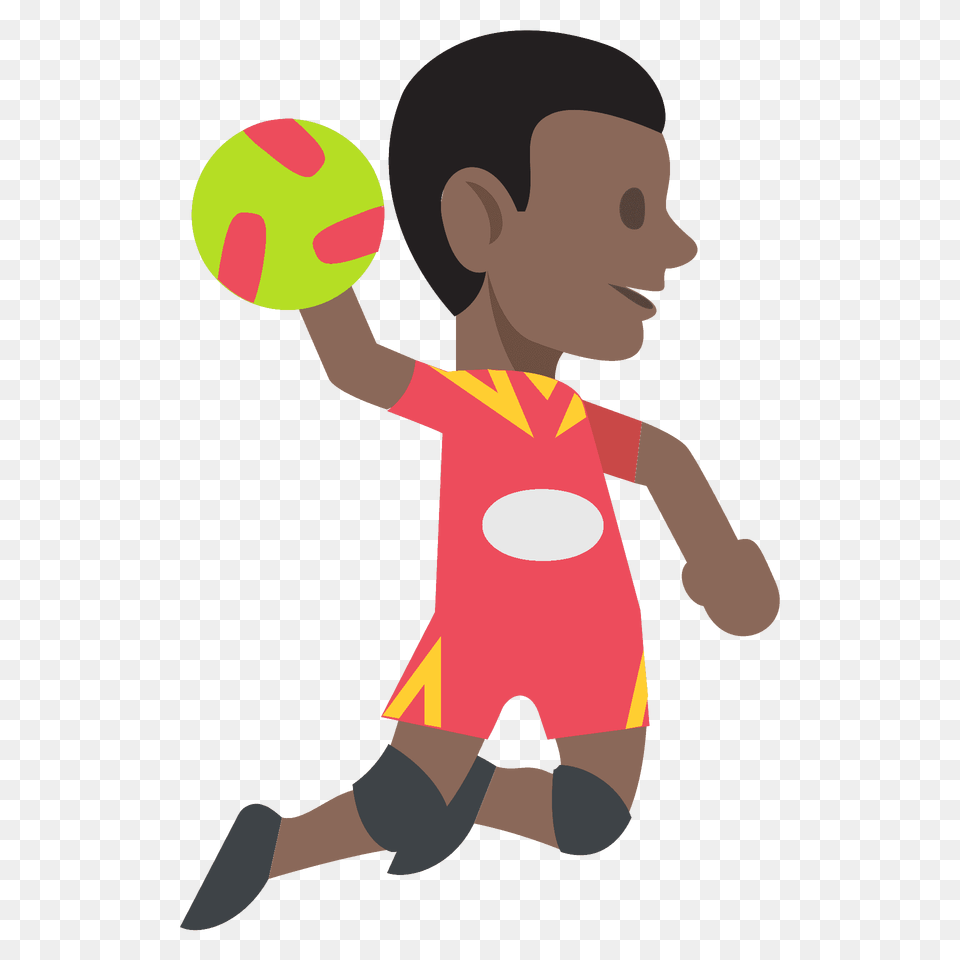 Person Playing Handball Emoji Clipart, Ball, Sport, Face, Head Free Png