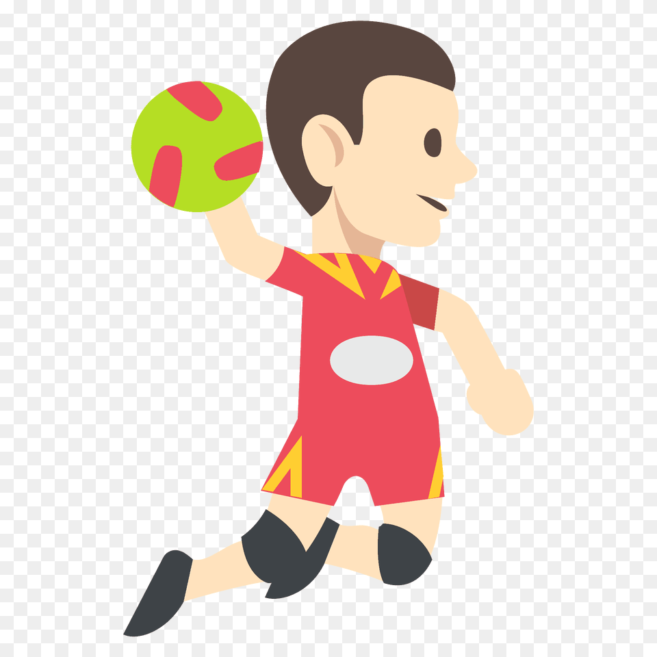 Person Playing Handball Emoji Clipart, Ball, Sport, Face, Head Png