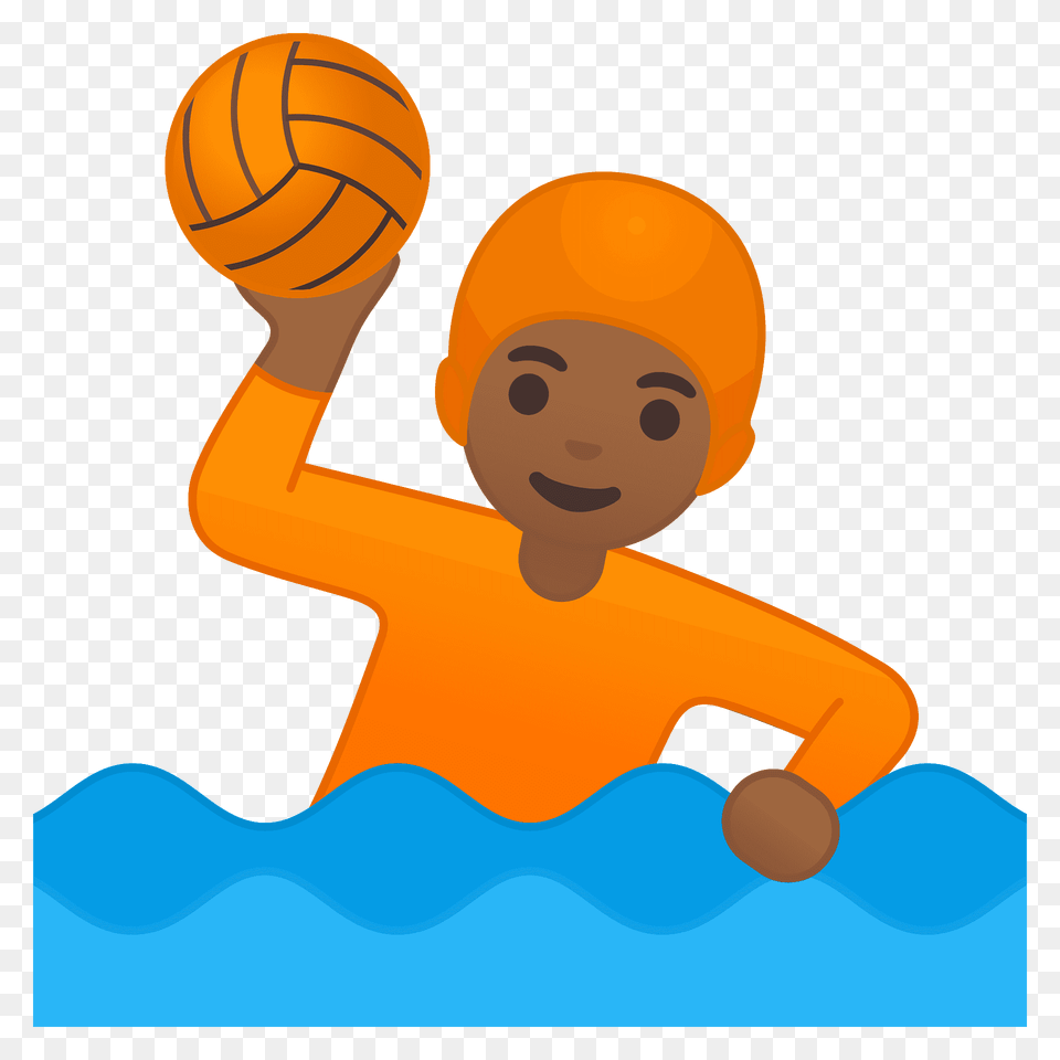 Person Playing Water Polo Emoji Clipart, Sport, Ball, Basketball, Basketball (ball) Free Png Download