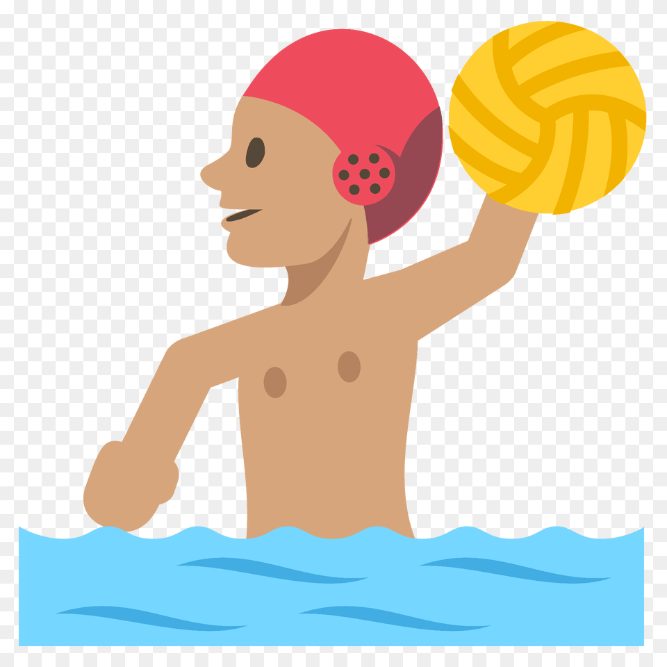 Person Playing Water Polo Emoji Clipart, Water Sports, Swimwear, Swimming, Sport Free Png