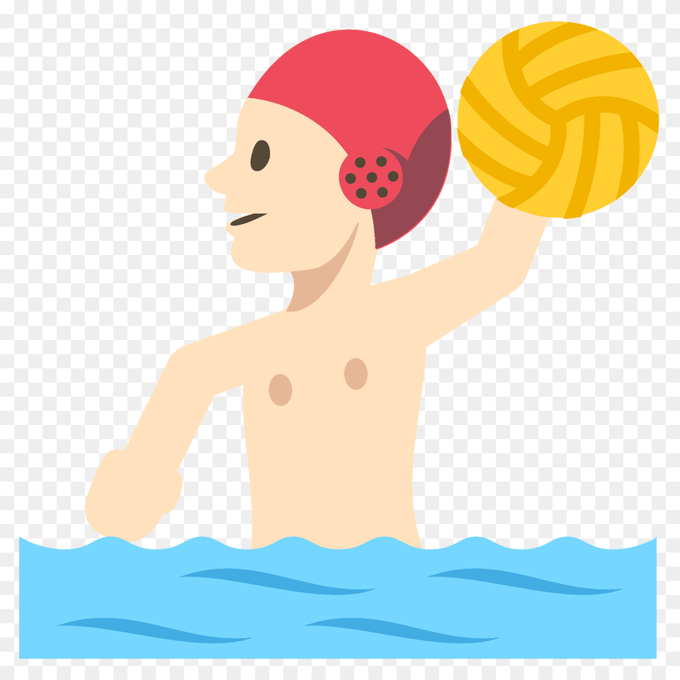 Person Playing Water Polo Emoji Clipart, Hat, Bathing Cap, Cap, Clothing Free Png