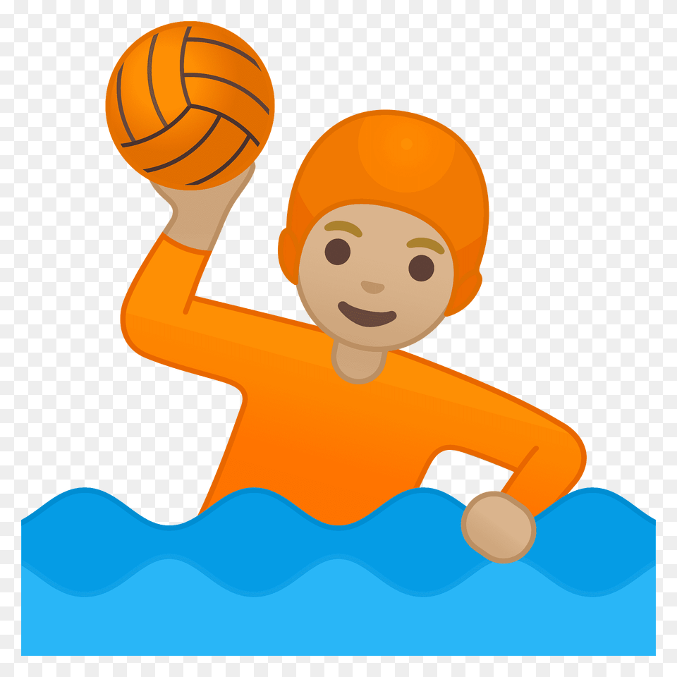 Person Playing Water Polo Emoji Clipart, Sport, Ball, Basketball, Basketball (ball) Free Png Download