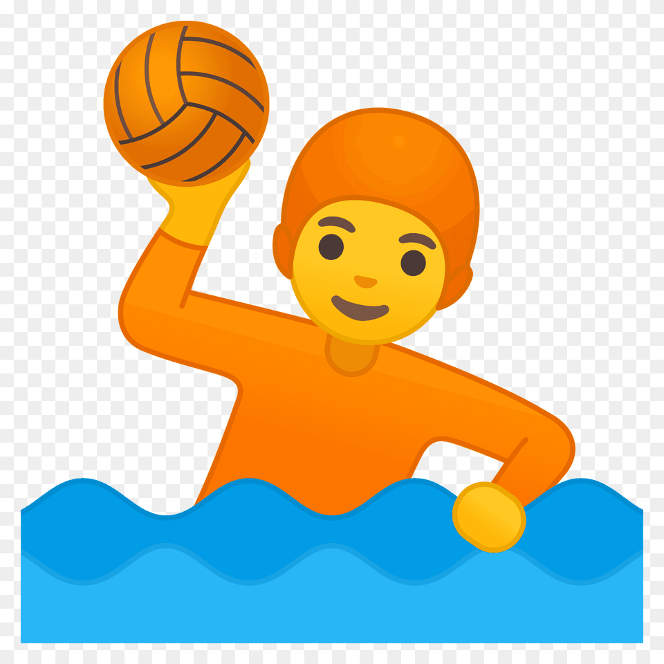 Person Playing Water Polo Emoji Clipart, Sphere, People, Sport, Ball Free Png Download