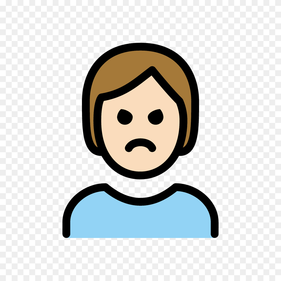 Person Pouting Emoji Clipart, Face, Head, Photography, Portrait Free Transparent Png