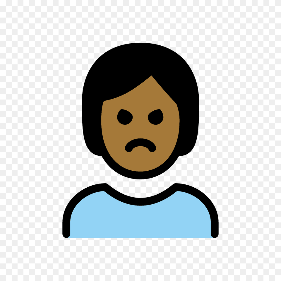 Person Pouting Emoji Clipart, Face, Head, Photography, Portrait Png Image