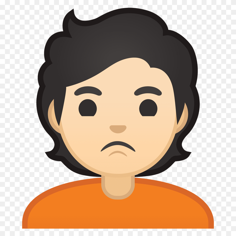 Person Pouting Emoji Clipart, Portrait, Photography, Head, Face Png