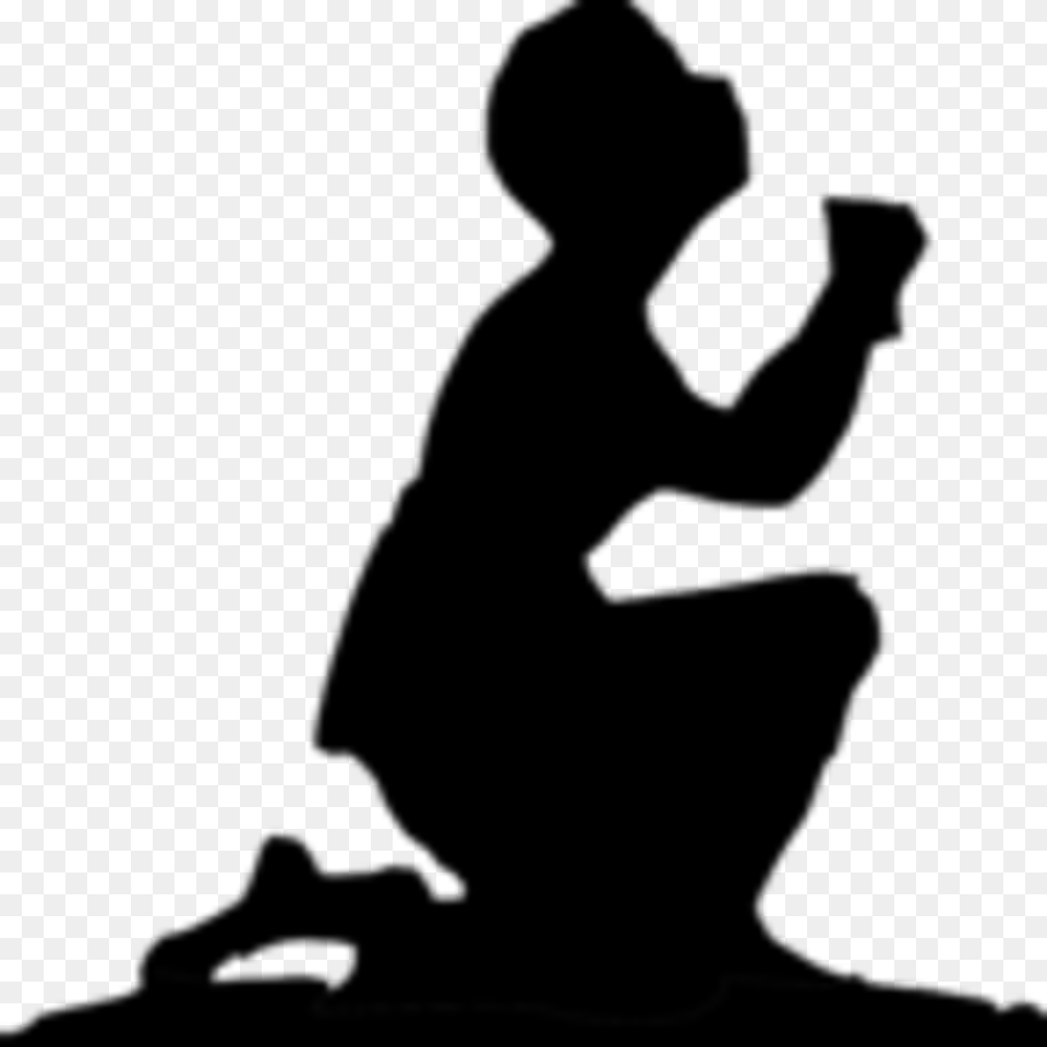 Person Praying Cartoon, Kneeling, Baby, Silhouette Png