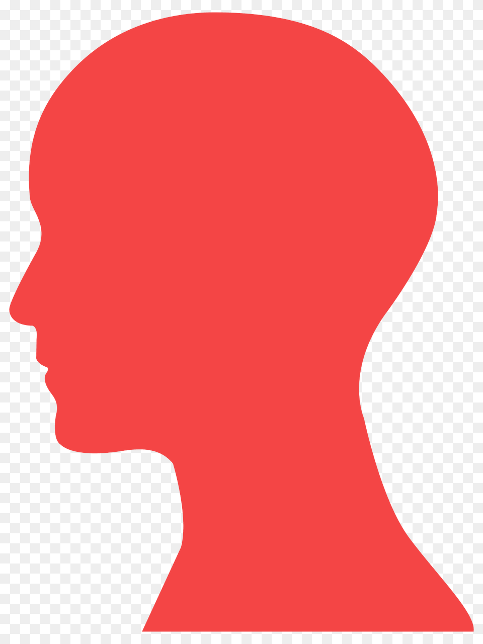 Person Profile Silhouette, Body Part, Face, Head, Neck Free Png