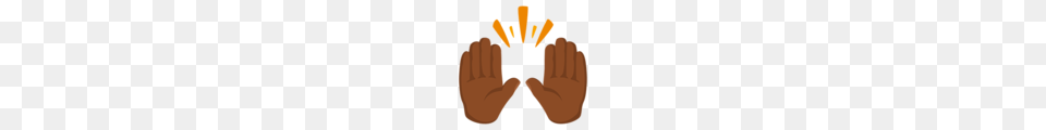 Person Raising Both Hands In Celebration With Dark Brown Skin, Body Part, Hand Free Png