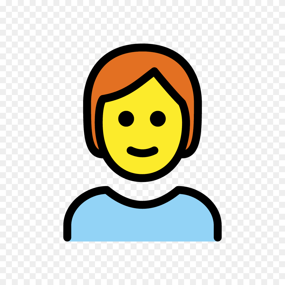 Person Red Hair Emoji Clipart, Head, Face, Photography, Portrait Free Png Download