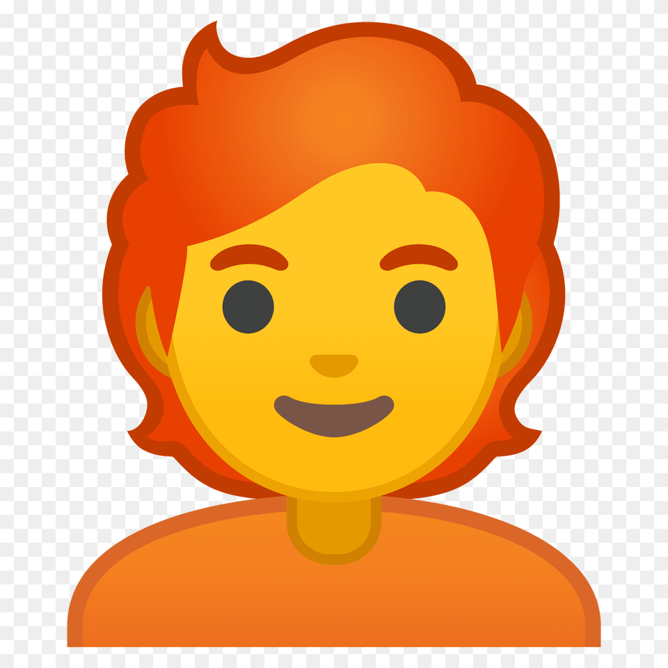 Person Red Hair Emoji Clipart, Face, Head, Photography, Portrait Free Transparent Png