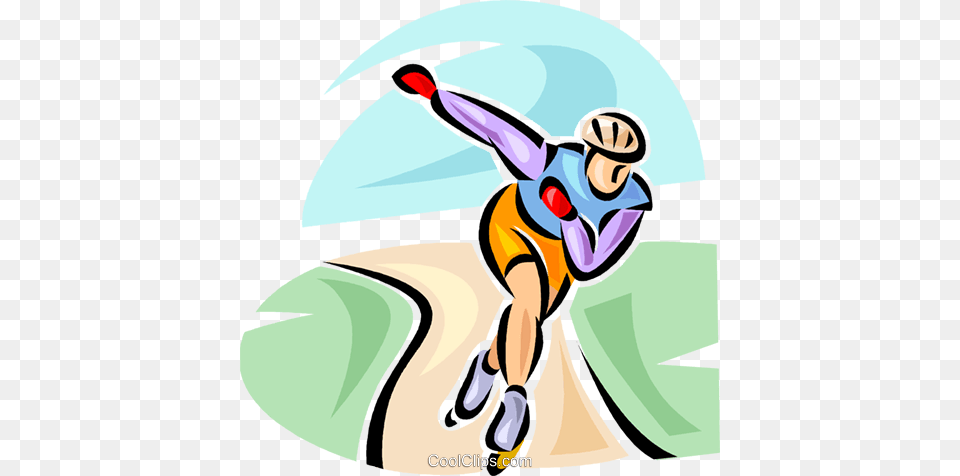 Person Rollerblading Royalty Vector Clip Art Illustration Free Png Download