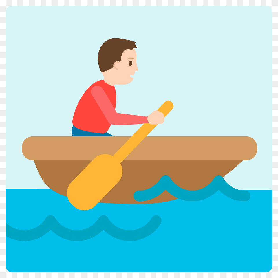 Person Rowing Boat Emoji Clipart, Oars, Paddle, Face, Head Free Transparent Png