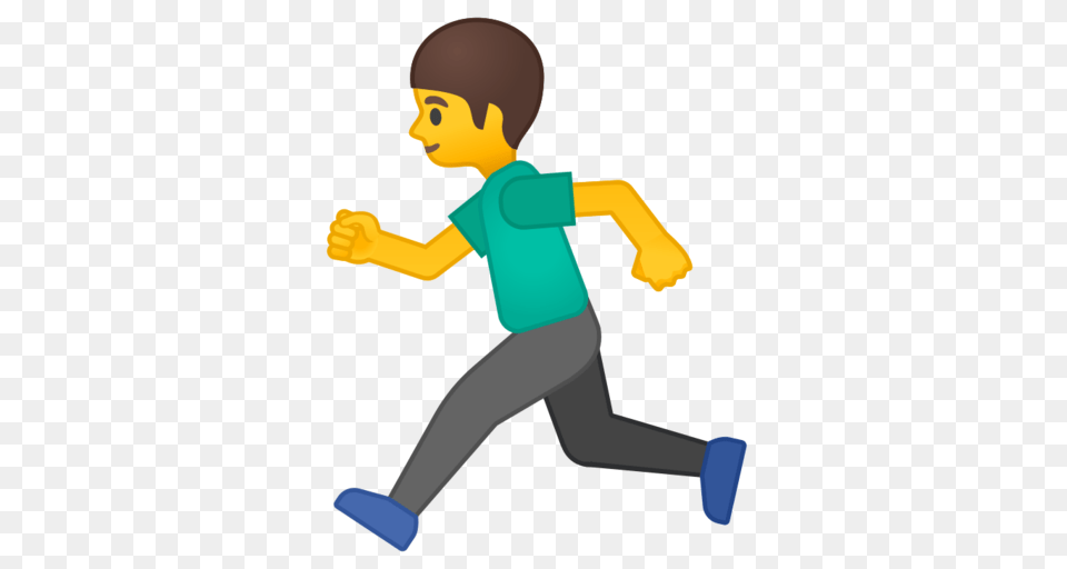 Person Running Emoji, Baby, Face, Head, Walking Free Transparent Png