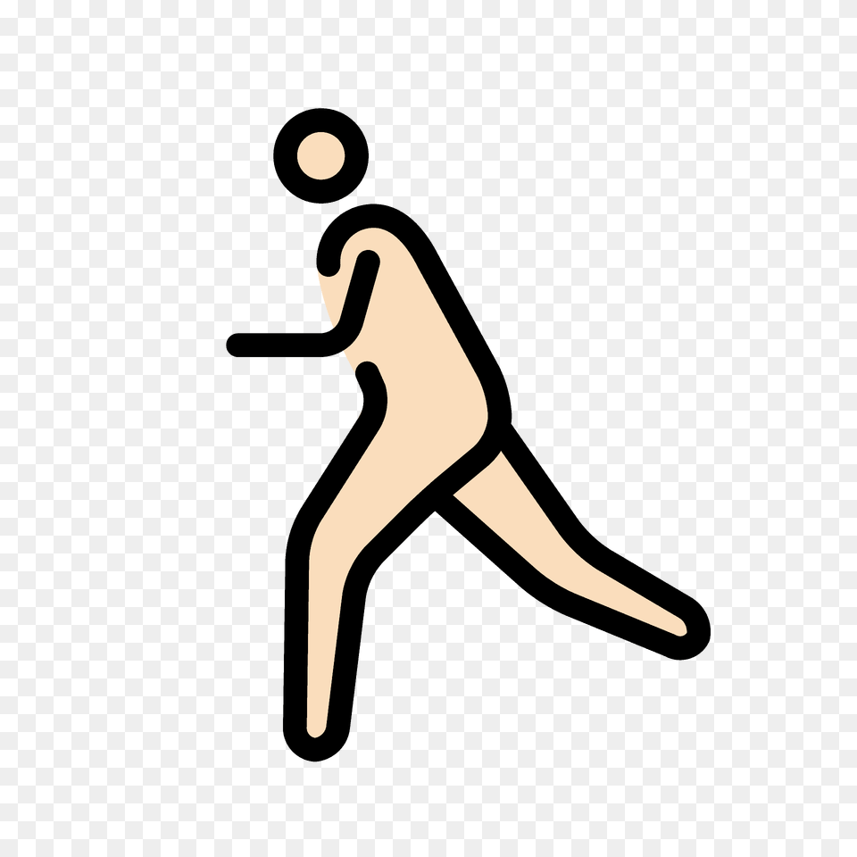 Person Running Emoji Clipart, People, Animal, Kangaroo, Mammal Free Transparent Png