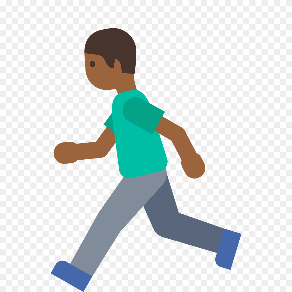 Person Running Emoji Clipart, Walking, Face, Head, Clothing Free Png