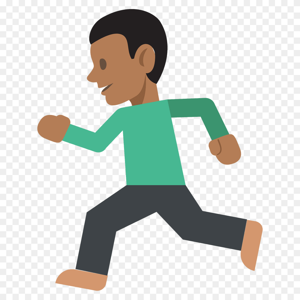 Person Running Emoji Clipart, Face, Head, Martial Arts, Sport Free Transparent Png