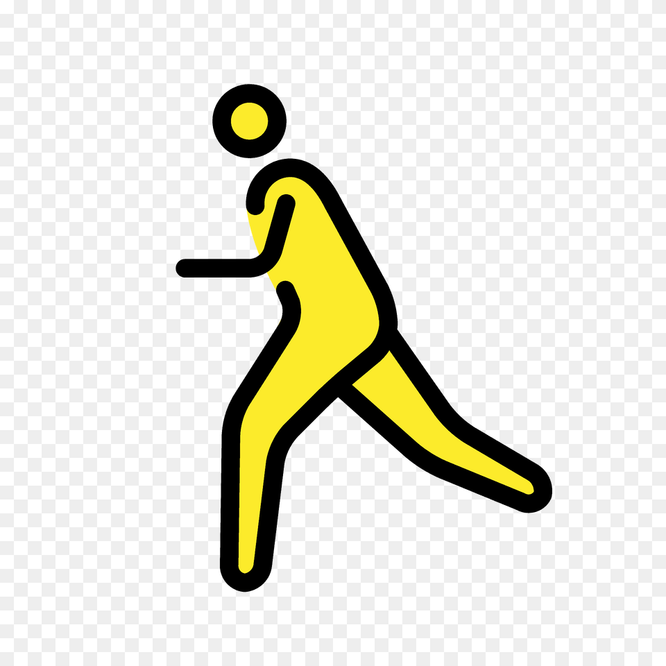 Person Running Emoji Clipart, People, Walking, Ball, Sport Png Image