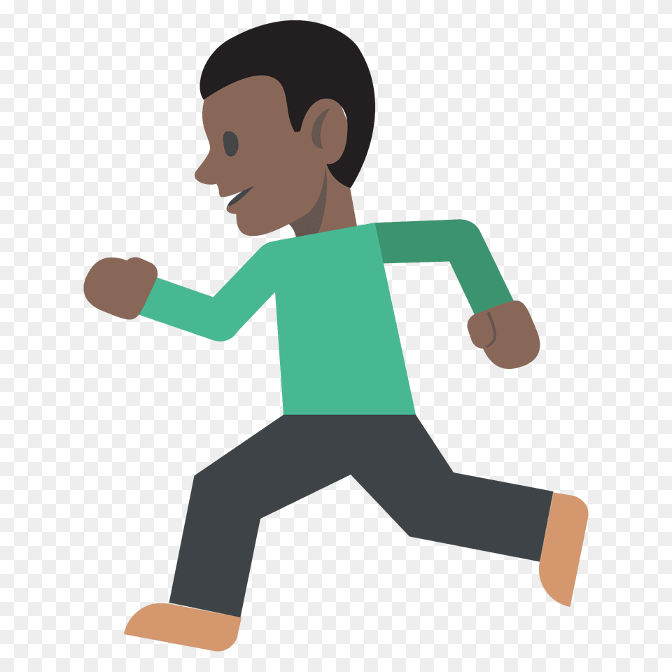 Person Running Emoji Clipart, Face, Head, Martial Arts, Sport Png Image