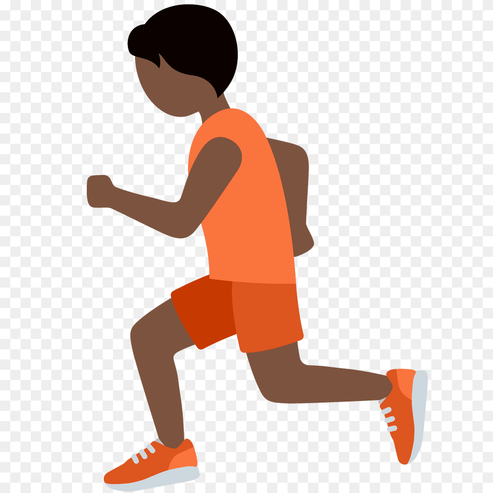 Person Running Emoji Clipart, Boy, Child, Male, Kneeling Free Png Download