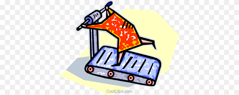 Person Running On The Treadmill Royalty Vector Clip Art, Dynamite, Weapon Free Png Download