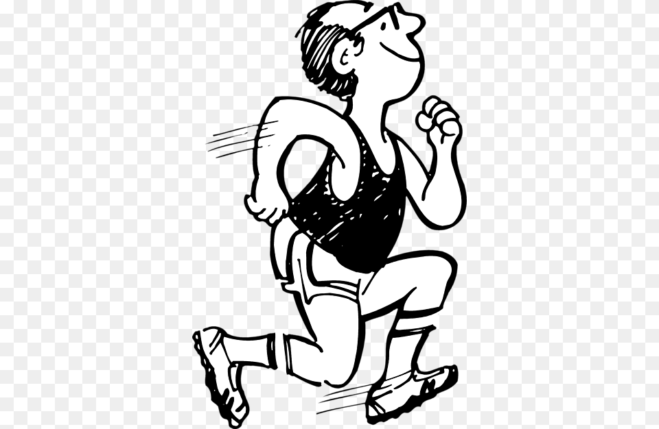 Person Running Running Clipart Download Clip Art, Kneeling, Baby, Stencil, Head Png