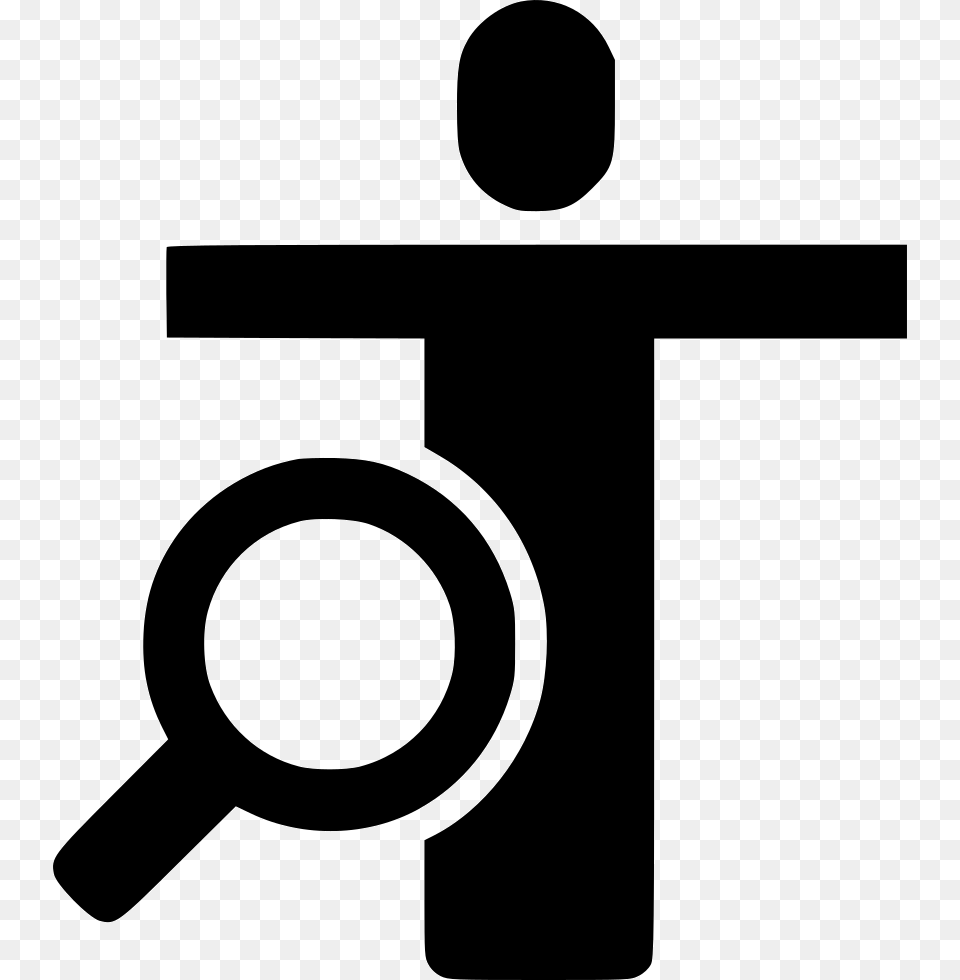Person Search Scan Check, Stencil, Symbol, Cross Free Transparent Png