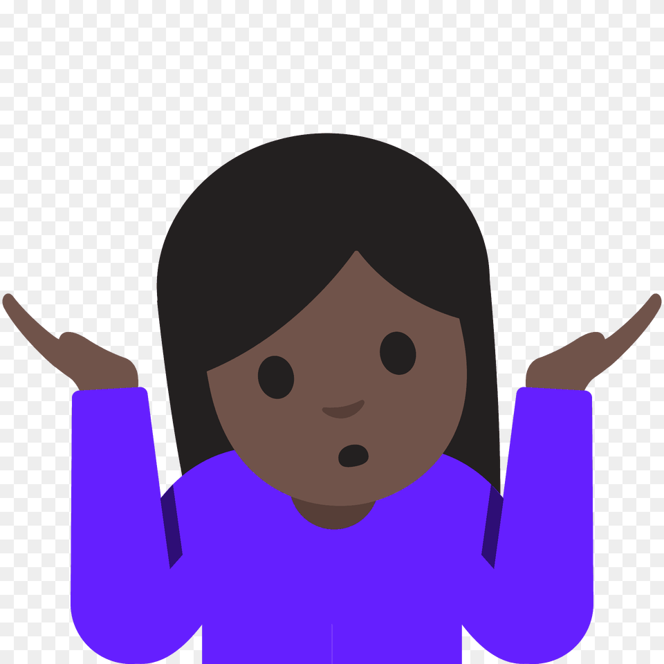 Person Shrugging Emoji Clipart, Body Part, Face, Finger, Hand Free Png