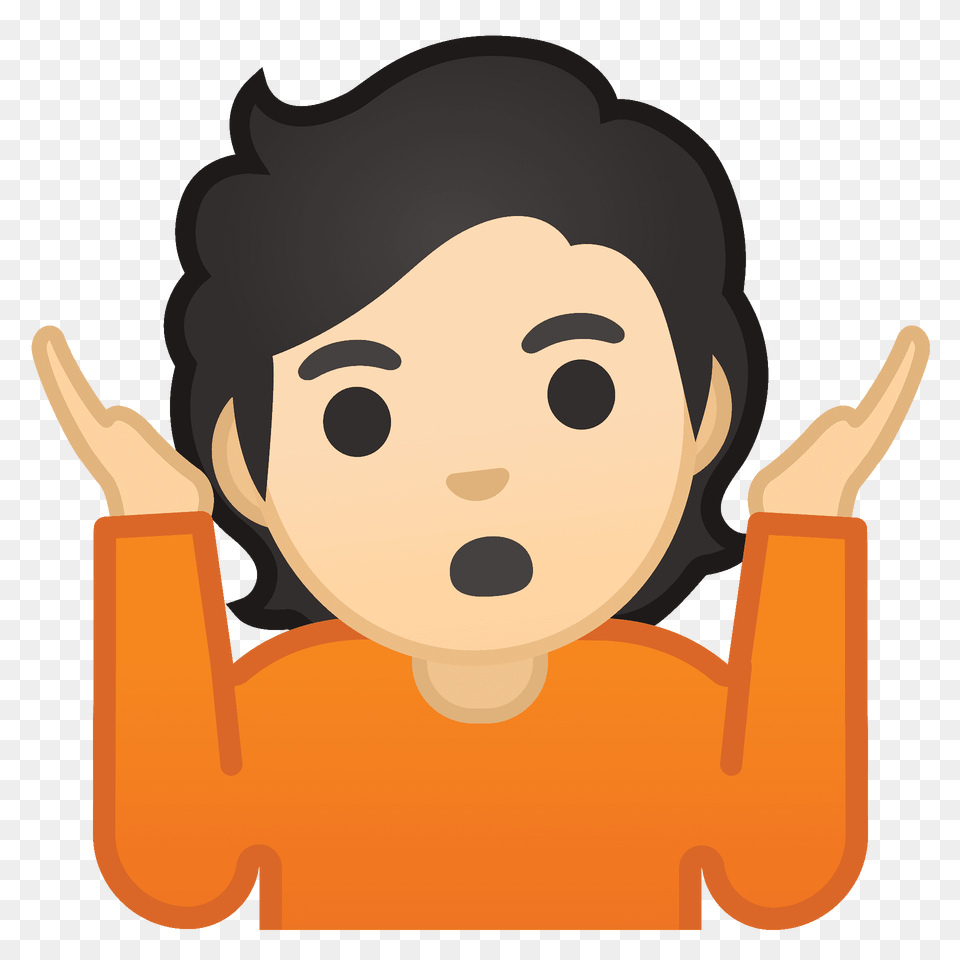 Person Shrugging Emoji Clipart, Photography, Face, Head, Portrait Free Transparent Png