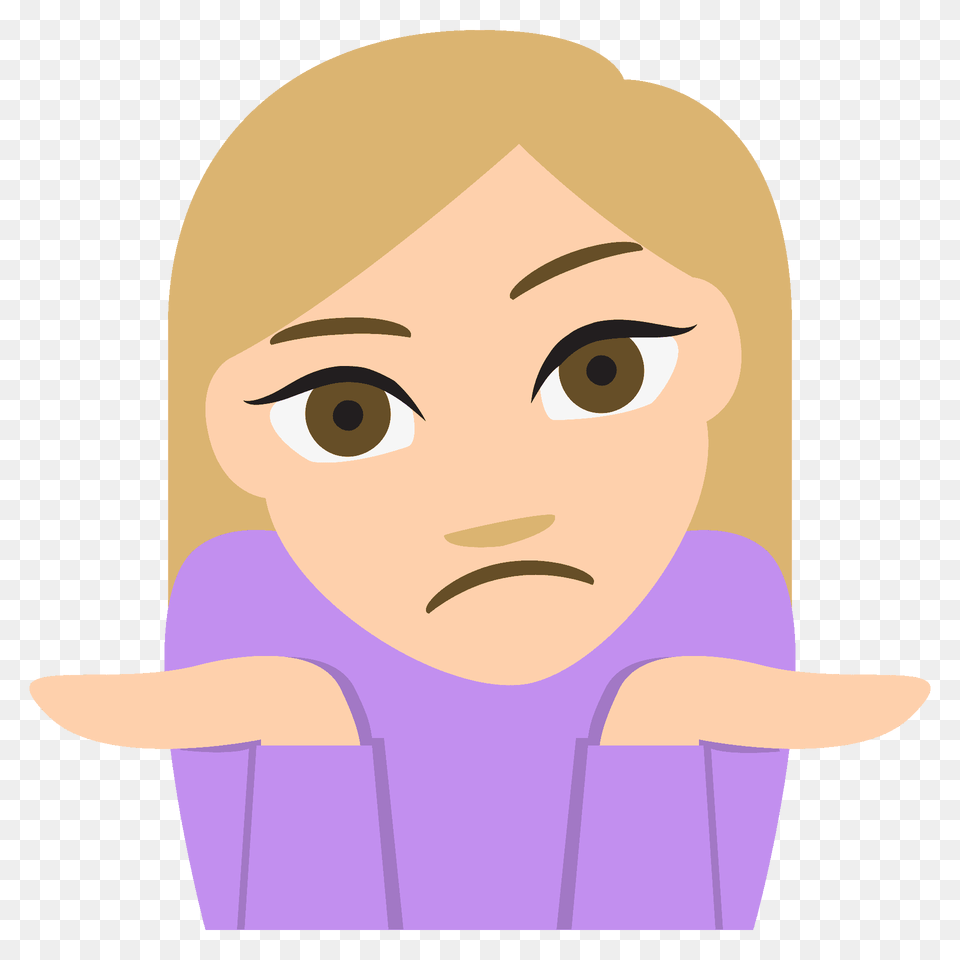 Person Shrugging Emoji Clipart, Baby, Face, Head, Photography Free Transparent Png