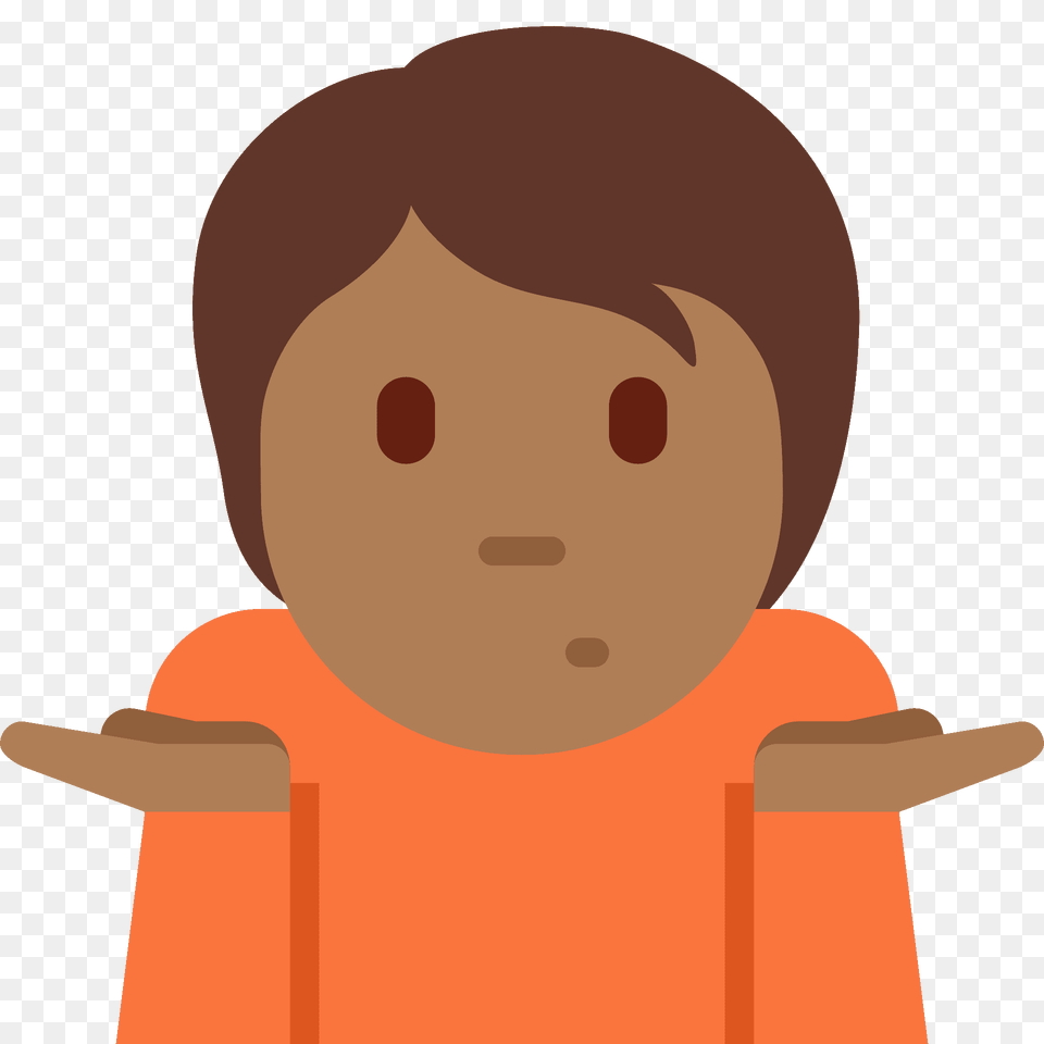 Person Shrugging Emoji Clipart, Photography, Face, Head, Portrait Png