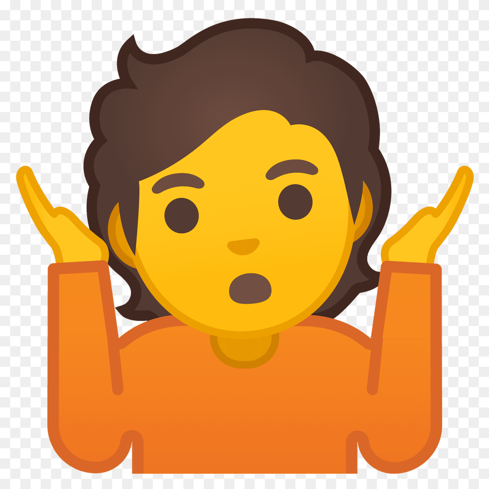 Person Shrugging Emoji Clipart, Face, Head, Photography, Portrait Free Png