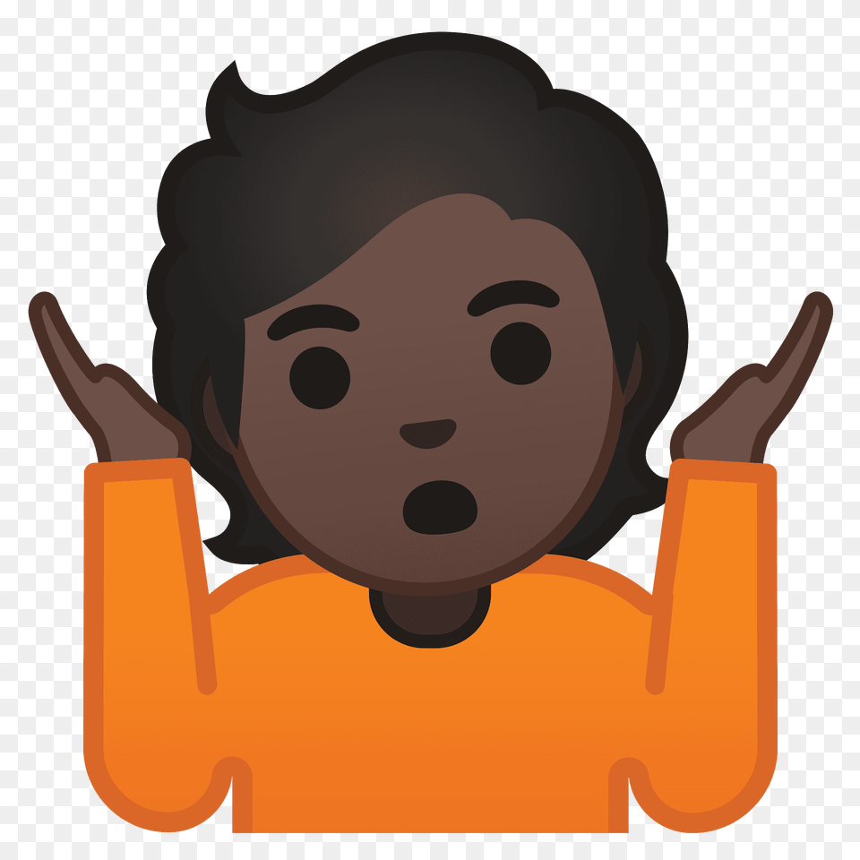 Person Shrugging Emoji Clipart, Body Part, Finger, Hand, Face Png Image