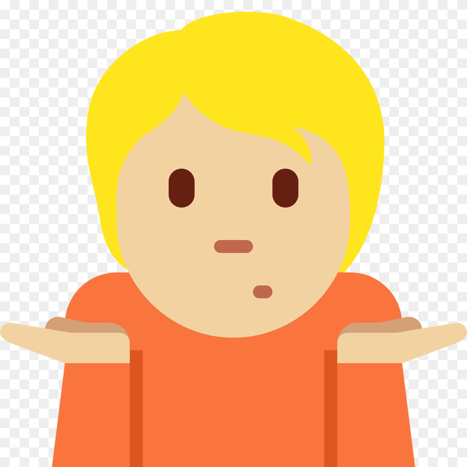 Person Shrugging Emoji Clipart, Face, Portrait, Photography, Head Free Png