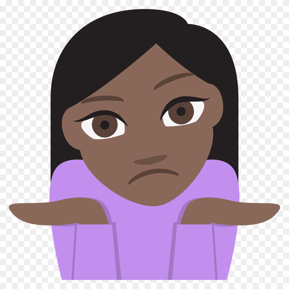 Person Shrugging Emoji Clipart, Face, Head, Photography, Portrait Free Transparent Png