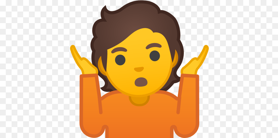 Person Shrugging Emoji Don T Know Icon, Produce, Banana, Food, Fruit Free Png Download